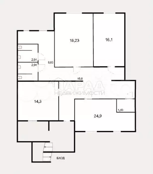 Продам офисное помещение, 124 м - Фото 0