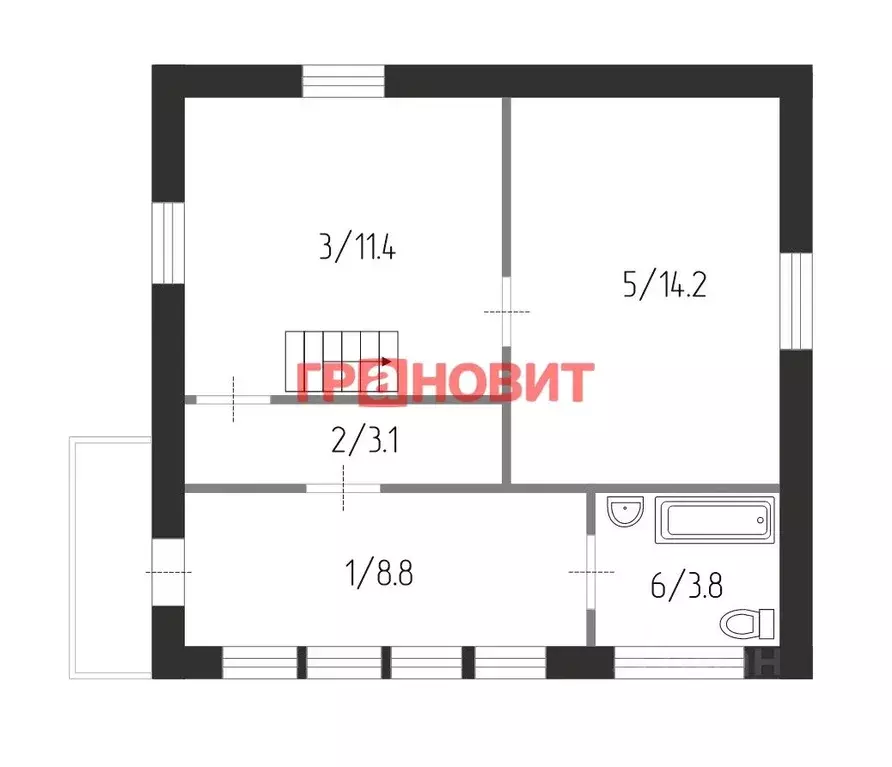 Коттедж в Новосибирская область, с. Новолуговое Советская ул., 5 (67 ... - Фото 2
