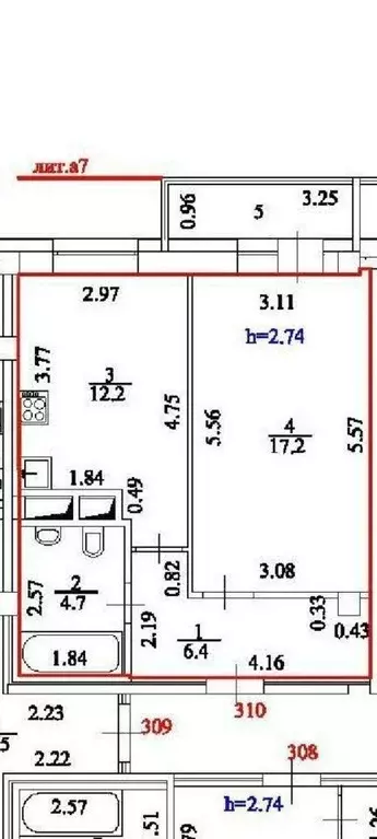 1-к кв. Свердловская область, Екатеринбург ул. Московская, 55 (40.0 м) - Фото 0
