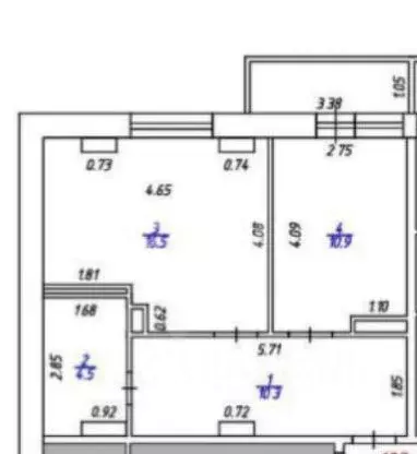 1-к кв. Удмуртия, Ижевск ул. Баранова, 96А (42.2 м) - Фото 2