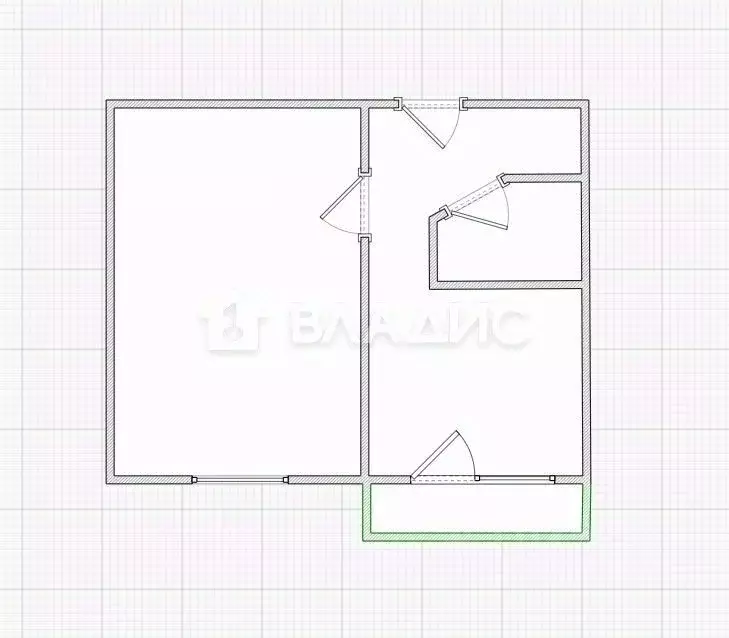 1-к кв. Пензенская область, Пенза ул. Кулакова, 9 (27.9 м) - Фото 1