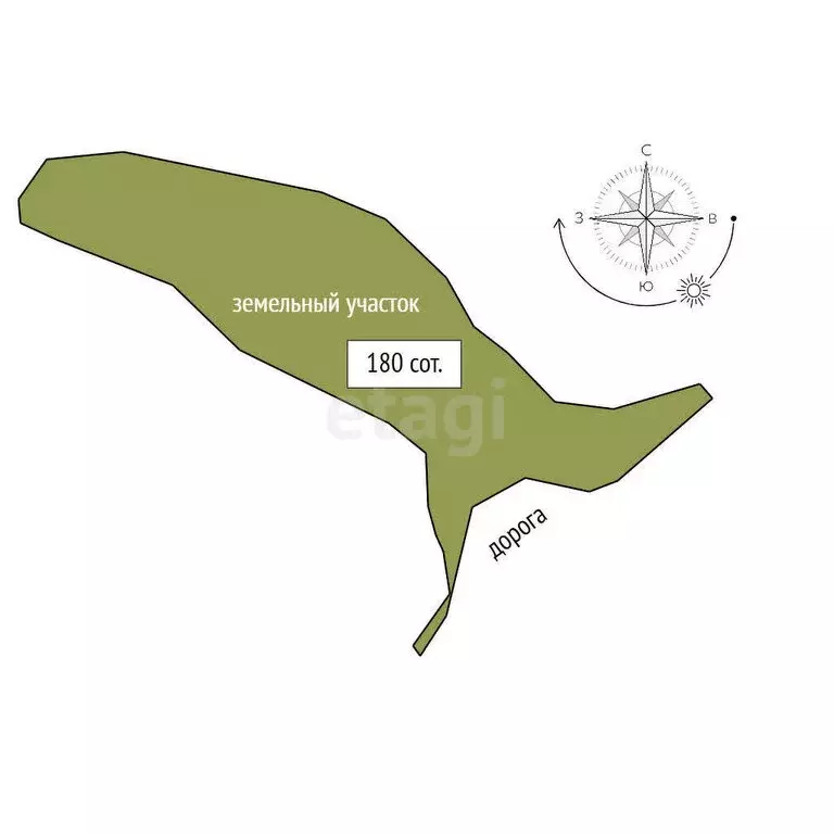 Участок в Кыштым, улица Депо (180 м) - Фото 1