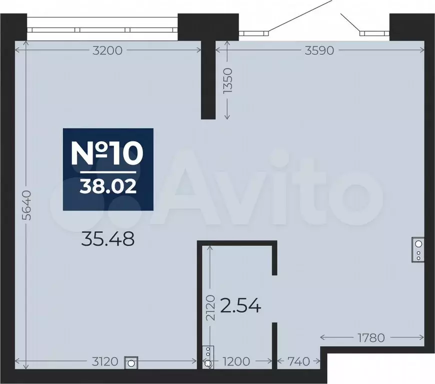 Продается торговое помещение площадью 38.02 кв.м - Фото 0