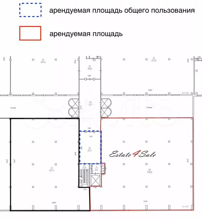 Офис, 623 м, БЦ  Магистраль Плаза класса В+,3 эта - Фото 0