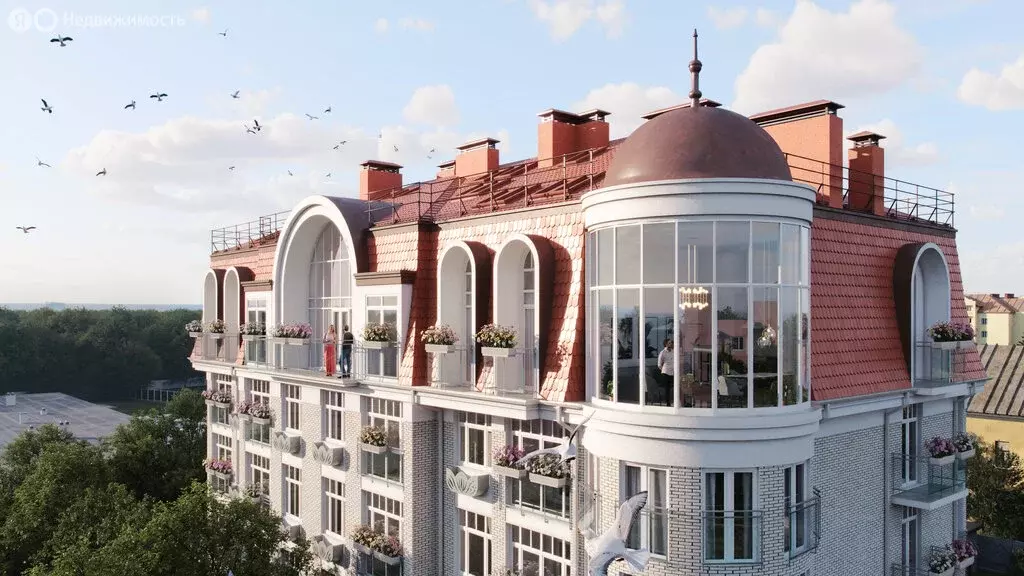 2-комнатная квартира: Калининградская область, Зеленоградск (53.29 м) - Фото 2