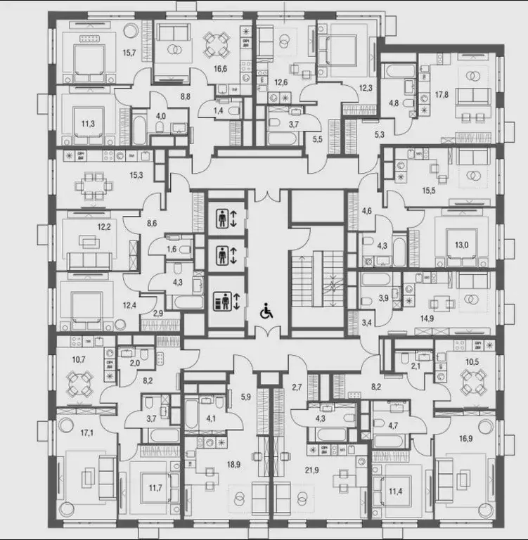 Студия Москва Тагильская ул., 2к1 (22.7 м) - Фото 1