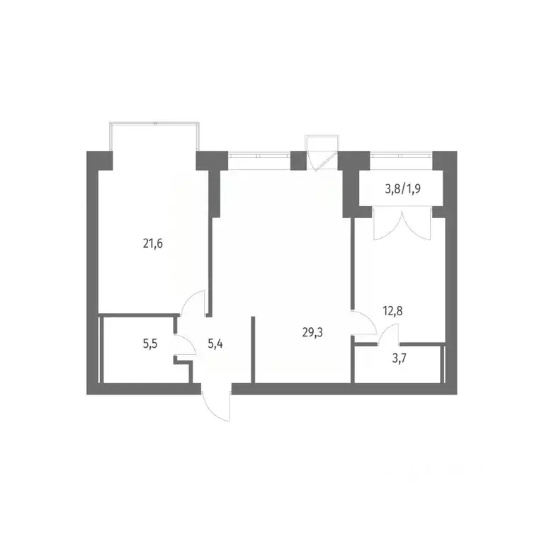 2-к кв. Санкт-Петербург ул. Академика Константинова, 1к1 (80.2 м) - Фото 0