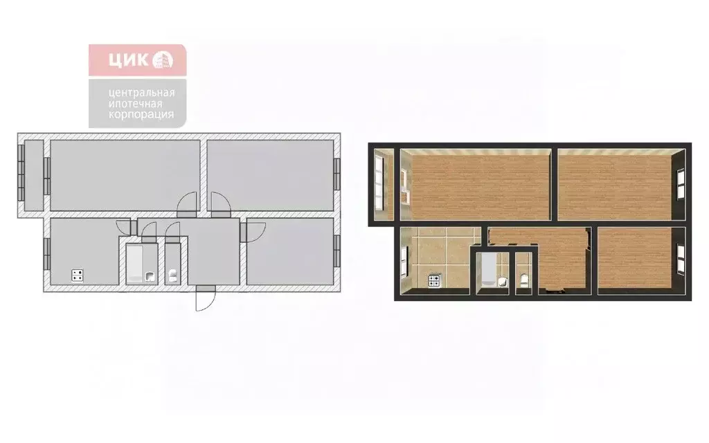 2-к кв. Рязанская область, Рязань Затинная ул., 38к1 (41.7 м) - Фото 1