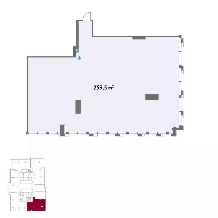 Офис в Москва Кинематографический кв-л,  (260 м) - Фото 2