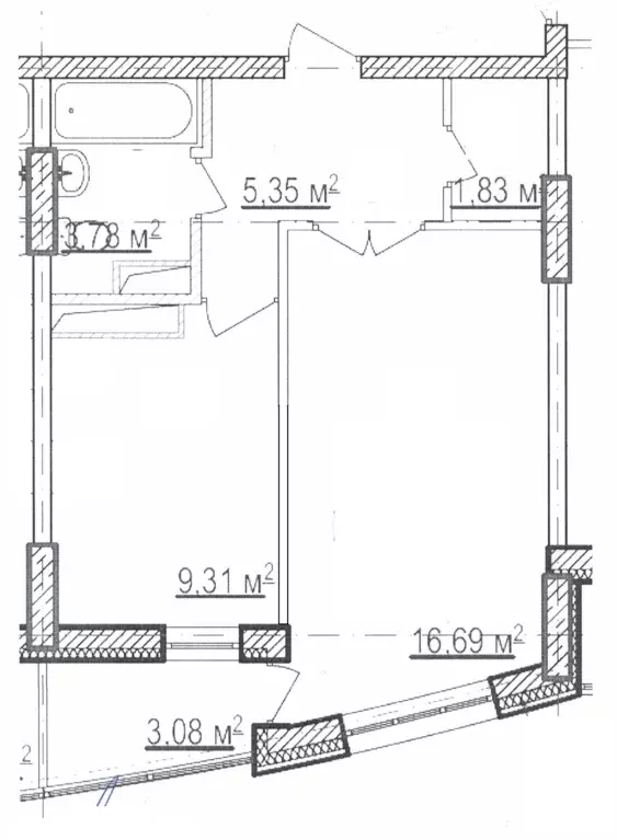 Продаётся 1-к квартира, 40 м - Фото 1