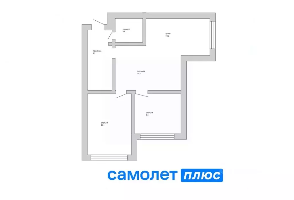 3-к кв. Кемеровская область, Кемерово ул. Дружбы, 30/1 (60.7 м) - Фото 1