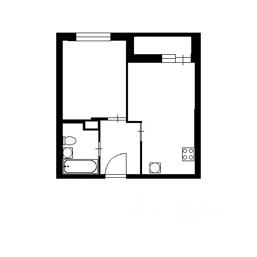 1-к кв. Челябинская область, Челябинск Техникумовская ул., 19 (42.0 м) - Фото 2