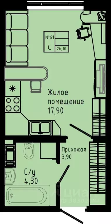 Студия Ленинградская область, Коммунар г. Гатчинский муниципальный ... - Фото 1