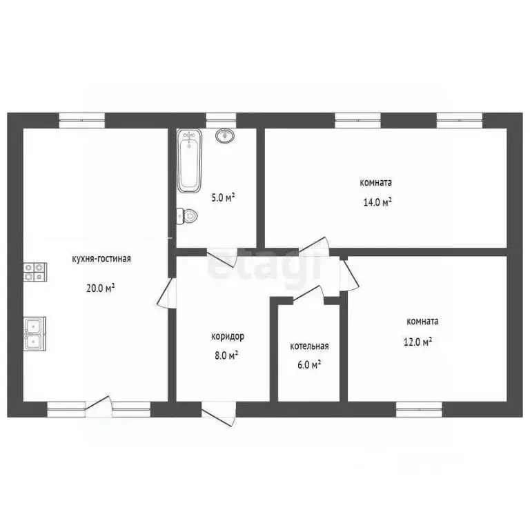 Дом в Крым, Судак ул. Шахмурза (68 м) - Фото 2