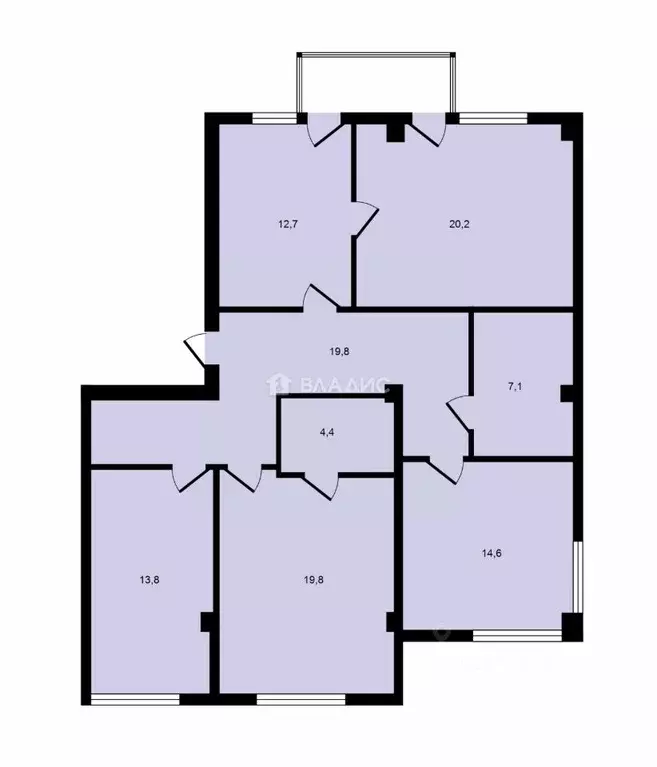 4-к кв. Севастополь ул. Ялтинская, 7А (117.0 м) - Фото 1