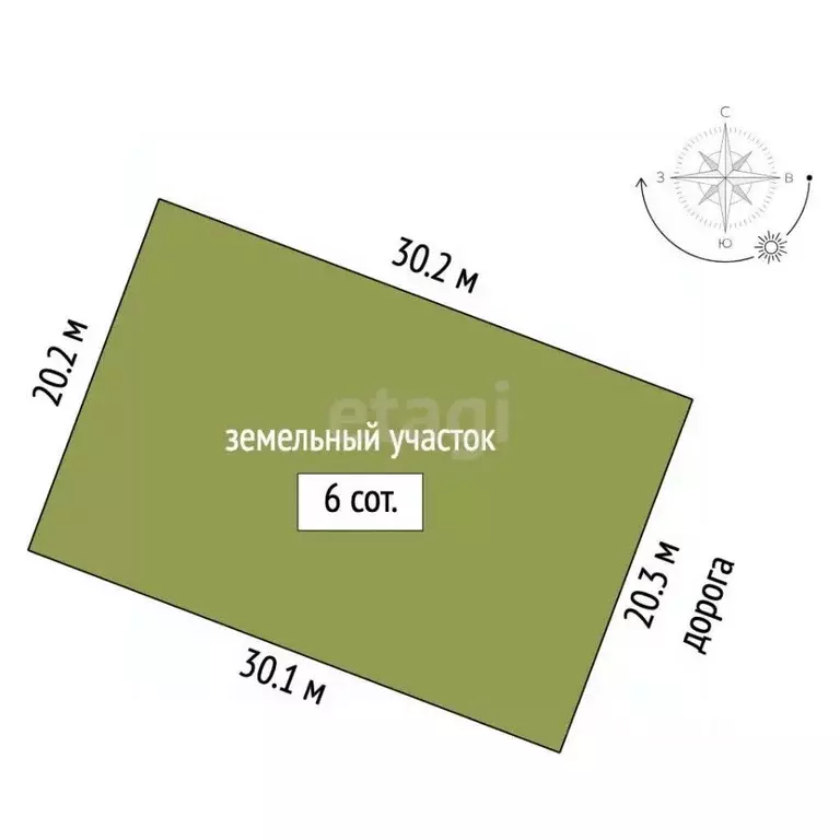 Участок в Крым, Ленинский район, Семисотское с/пос, с. Каменское ул. ... - Фото 2