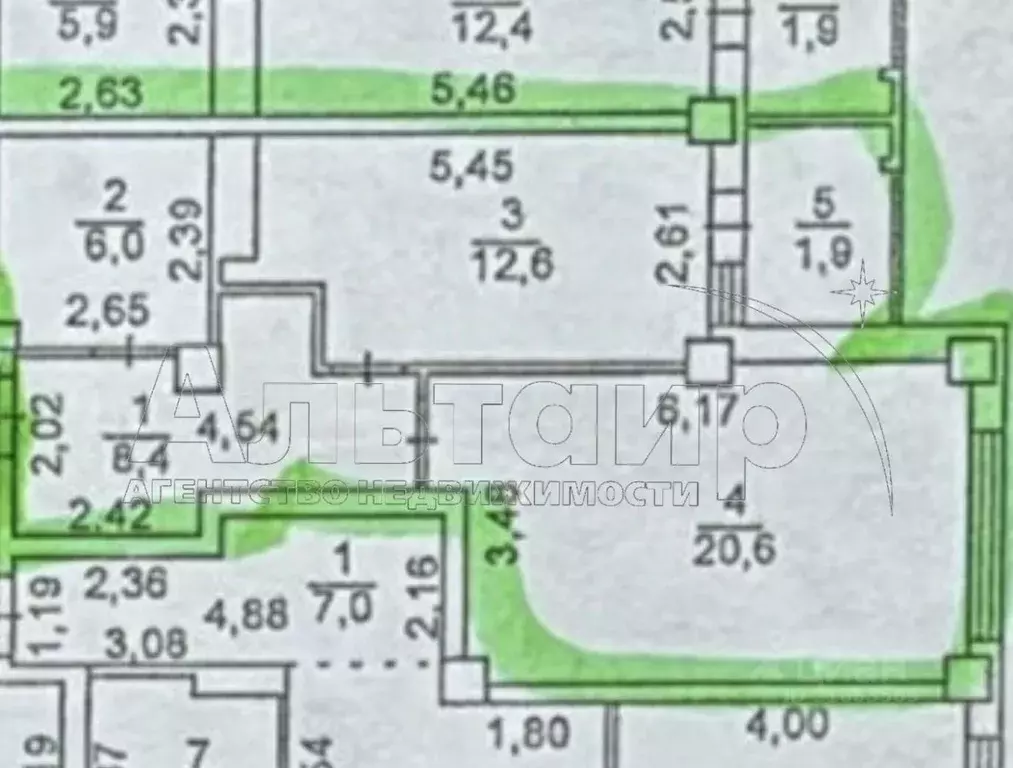 1-к кв. Ростовская область, Батайск ул. Северная Звезда, 2/3 (48.0 м) - Фото 2
