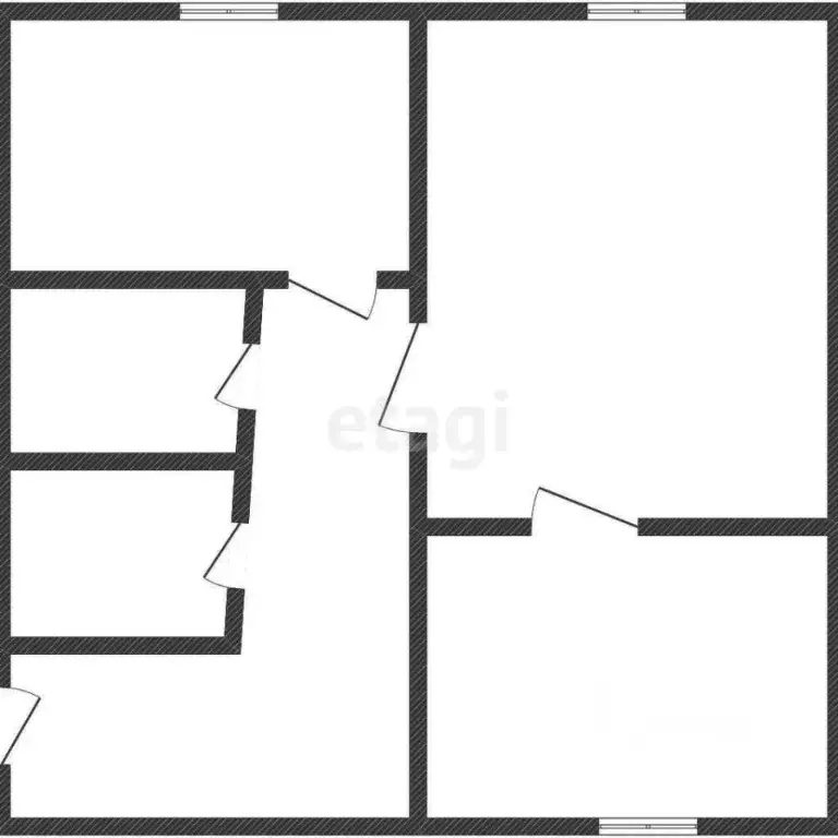 2-к кв. Смоленская область, Сафоново ул. Районная подстанция, 2 (44.7 ... - Фото 2
