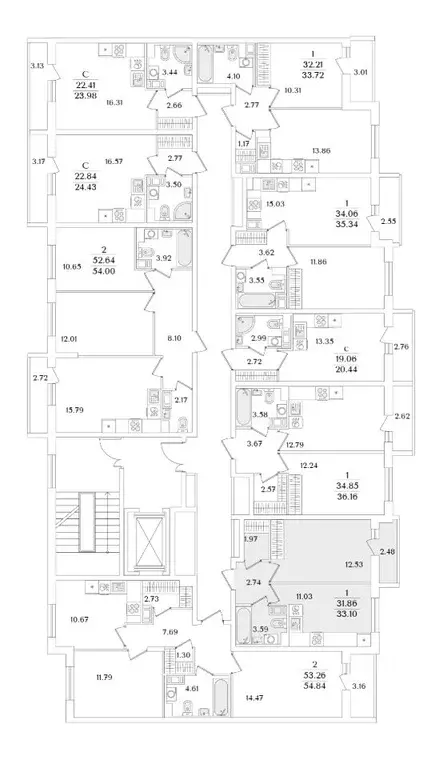 1-к кв. Санкт-Петербург ул. Тамбасова, 5Н (33.1 м) - Фото 1