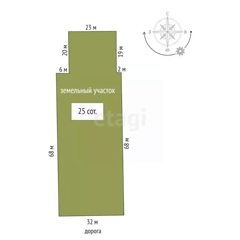 Участок в Ростовская область, Аксайский район, Старочеркасское с/пос, ... - Фото 2