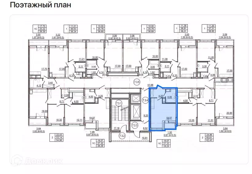 Студия Санкт-Петербург ул. Вадима Шефнера, 4 (28.29 м) - Фото 1