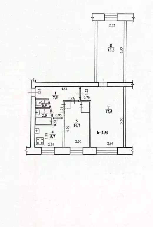 3-к кв. Забайкальский край, Чита Новобульварная ул., 115 (58.3 м) - Фото 1