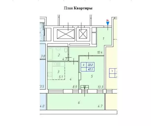 2-комнатная квартира: Люберцы, улица Кирова, 11 (47.1 м) - Фото 0