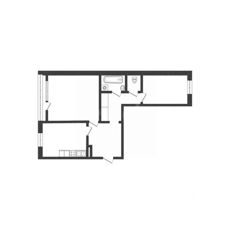2-к кв. Смоленская область, Ельня Кутузовский мкр, 7 (57.0 м) - Фото 1