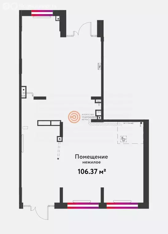 Помещение свободного назначения (106.37 м) - Фото 1