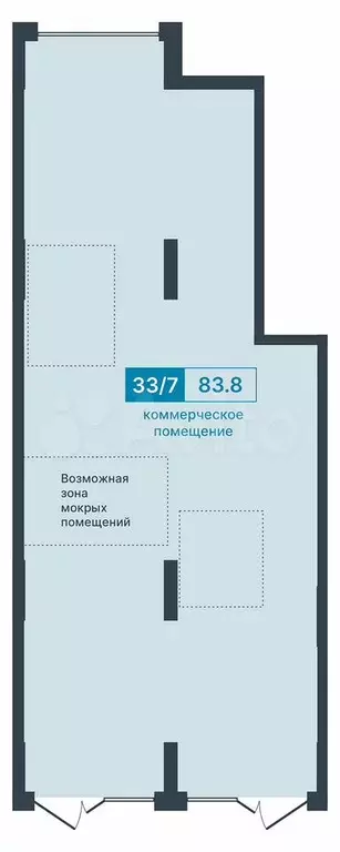 Свободного назначения, 83.8 м - Фото 0