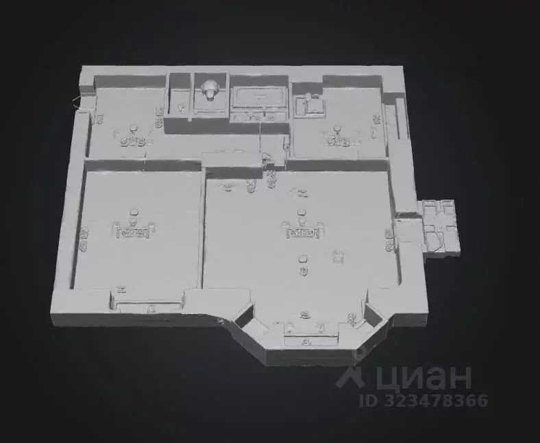 2-к кв. Ульяновская область, Ульяновск Ростовская ул., 4 (53.6 м) - Фото 1