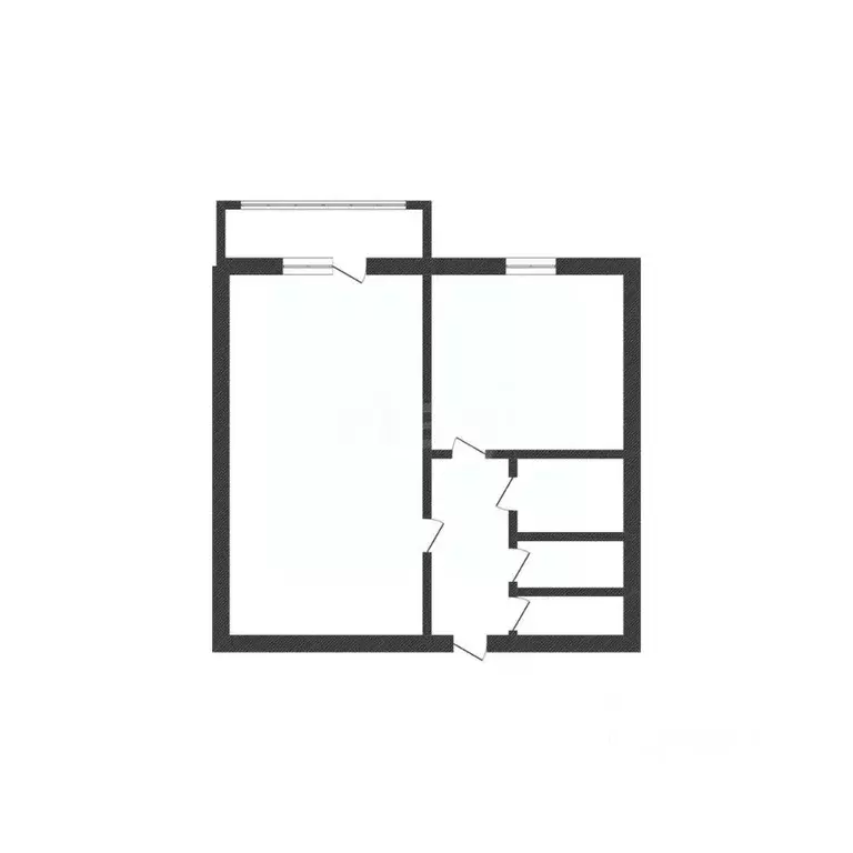 1-к кв. Курганская область, Курган Заозерный жилрайон, 6-й мкр, 26 ... - Фото 1