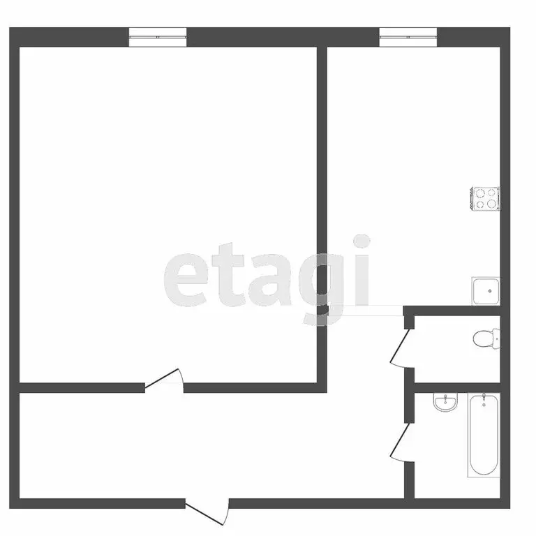 1-комнатная квартира: Набережные Челны, бульвар Галиаскара Камала, 4 ... - Фото 0