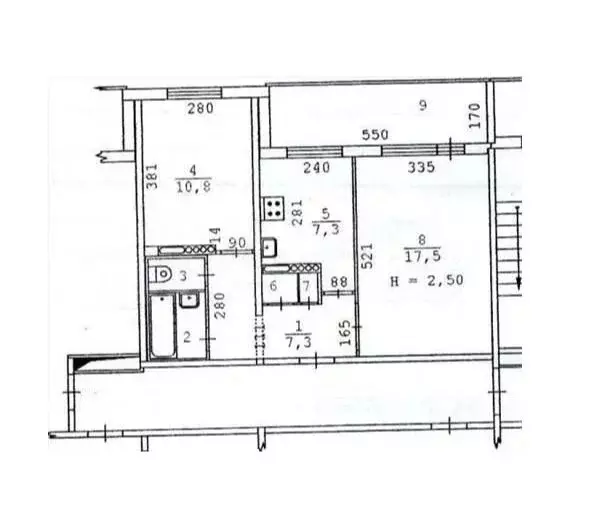 2-к кв. Свердловская область, Екатеринбург ул. Бебеля, 142 (46.5 м) - Фото 2