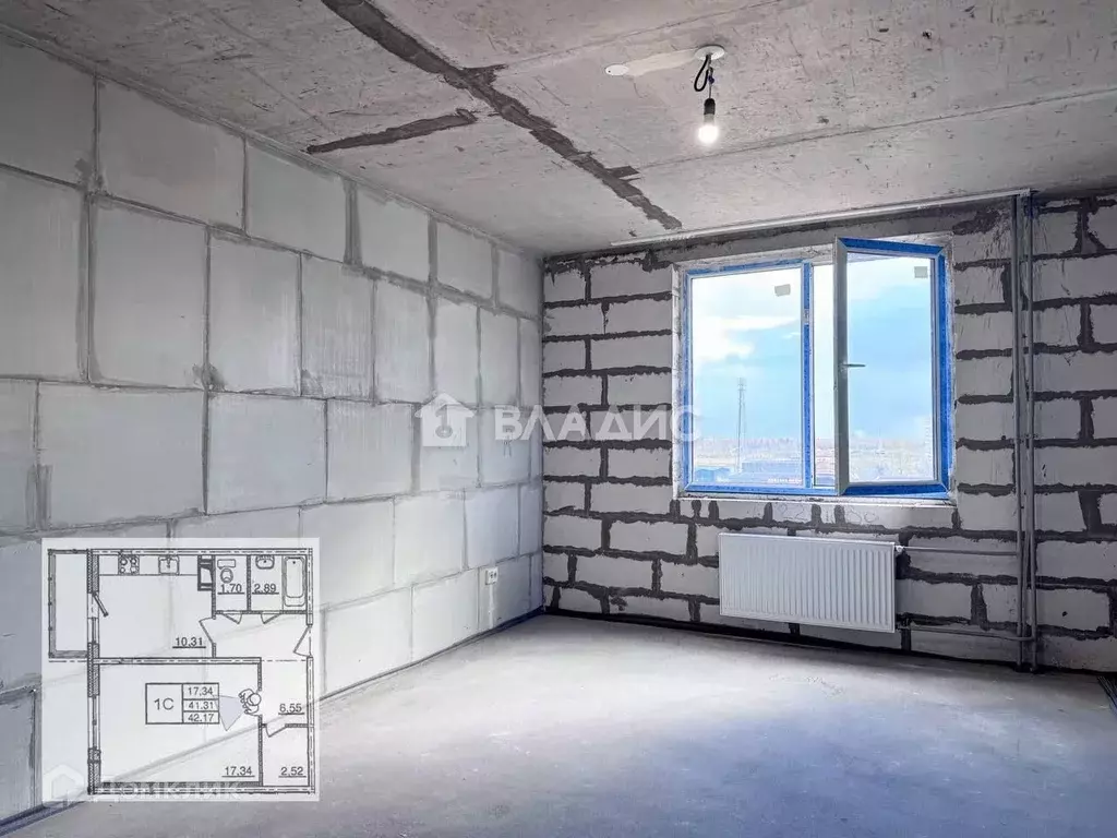 Продаётся 1-к квартира, 41.6 м - Фото 0