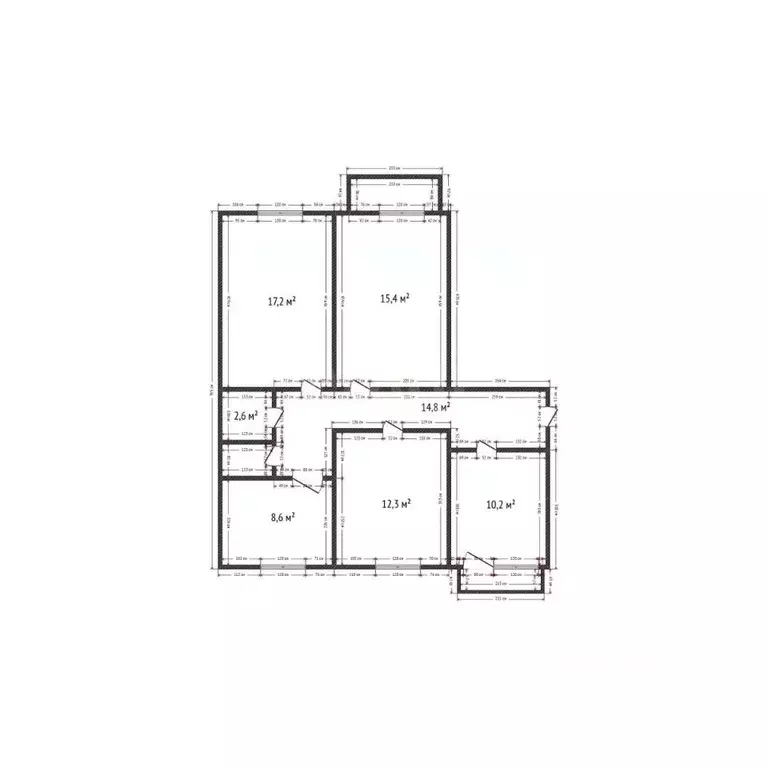 4-к кв. Дагестан, Махачкала ул. Гаджи Алибегова, 48А (93.0 м) - Фото 2