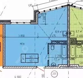 1-к кв. Приморский край, Находка Северный 18 жилой комплекс (40.7 м) - Фото 0