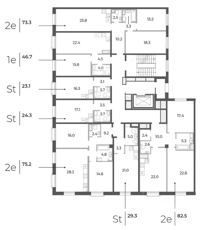 2-к кв. Санкт-Петербург Петровский просп., 9к2 (73.0 м) - Фото 1