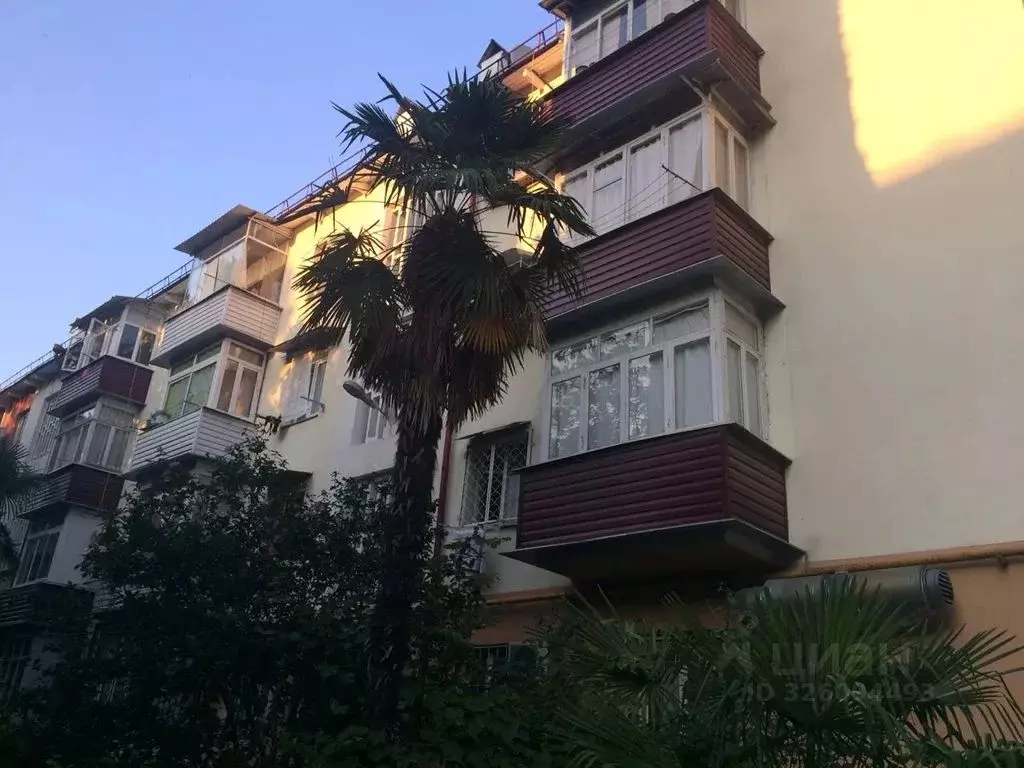 1-к кв. Краснодарский край, Сочи Гагарина мкр, бул. Цветной, 7 (35.0 ... - Фото 2