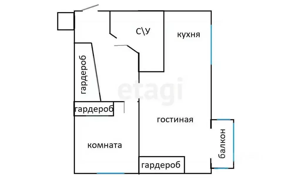 2-к кв. Приморский край, Владивосток ул. 50 лет ВЛКСМ, 30 (41.5 м) - Фото 1