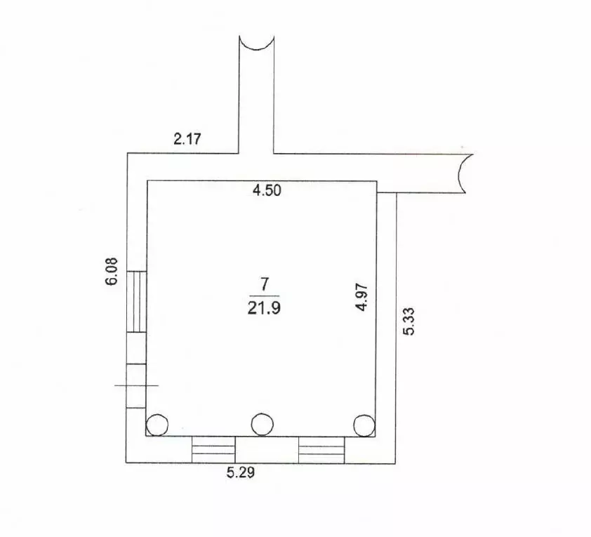 1-комнатная квартира: Павловский Посад, улица Разина, 14А (22 м) - Фото 1