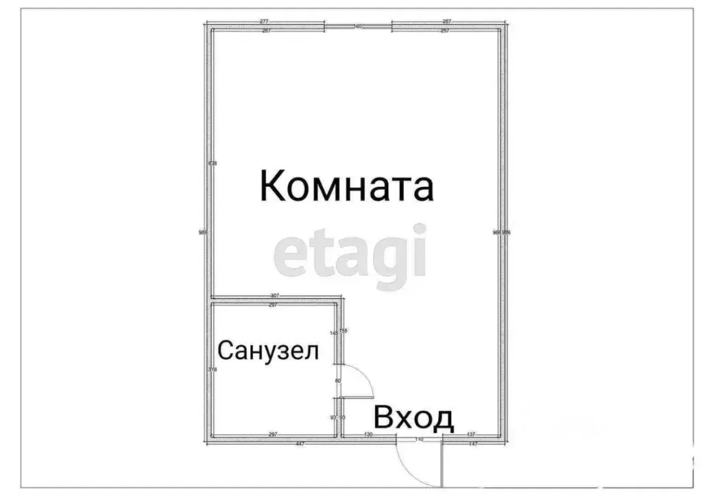 1-к кв. Приморский край, Владивосток ул. Кирова, 64 (23.3 м) - Фото 1