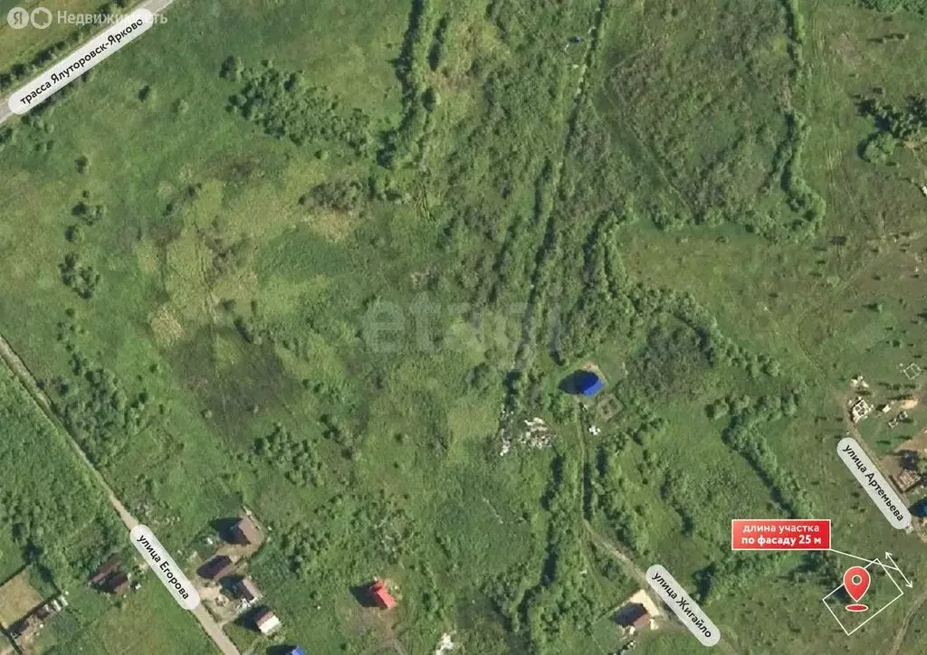 Участок в Ялуторовск, улица Артемьева (10 м) - Фото 2