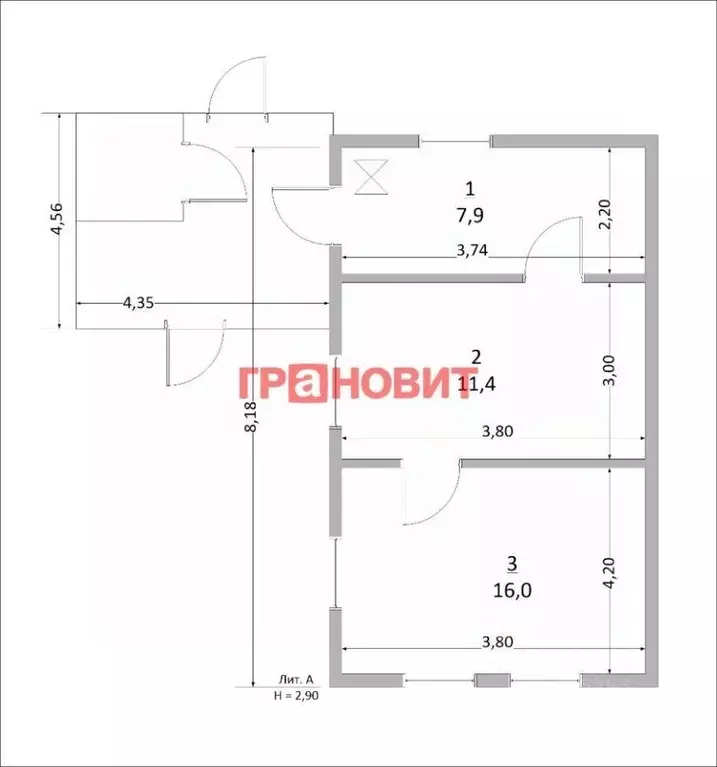 Дом, 40.3 м - Фото 1
