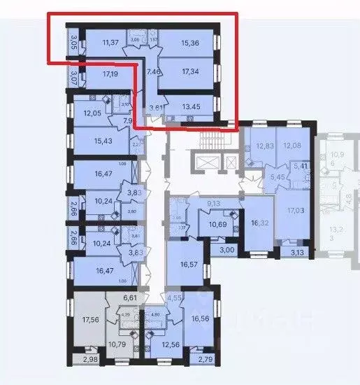 3-к кв. Саратовская область, Саратов просп. Героев Отечества, 8 (76.27 ... - Фото 2