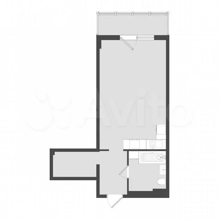 Квартира-студия, 40,1 м, 9/19 эт. - Фото 0