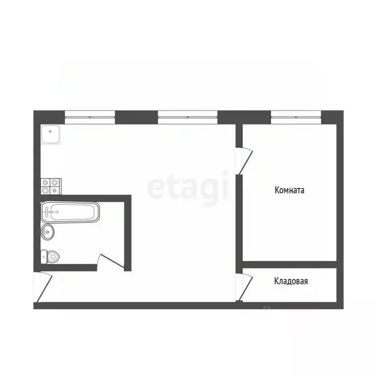 2-к кв. Камчатский край, Петропавловск-Камчатский Курильская ул., 34 ... - Фото 2