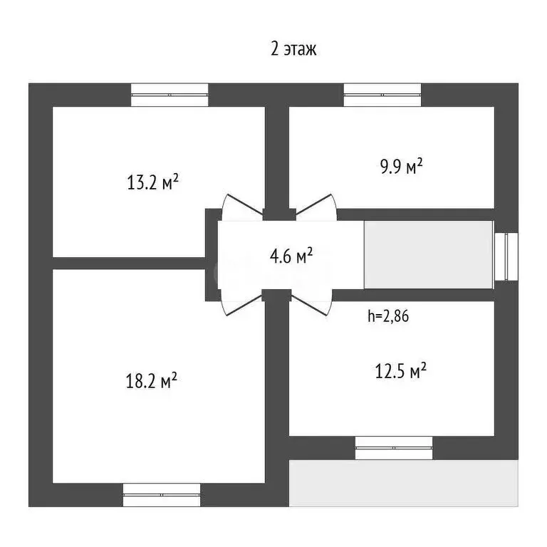 Дом в село Ленинское, Выпасная улица (133.7 м) - Фото 2