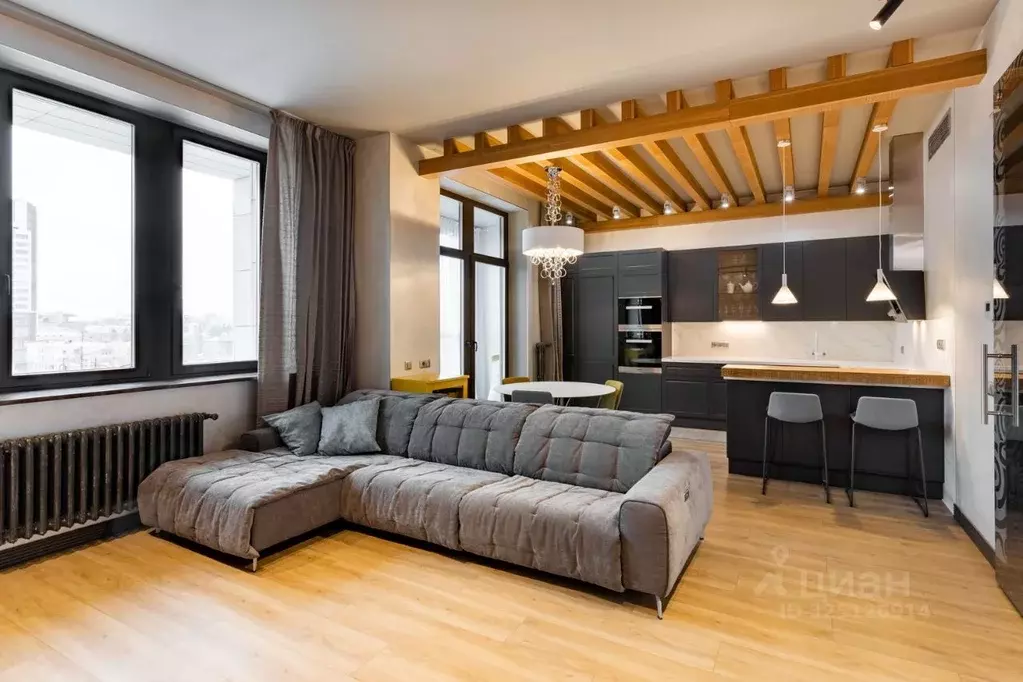 2-к кв. Москва 2-я Черногрязская ул., 6к1 (102.0 м) - Фото 0