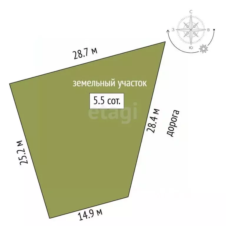 Участок в Крым, Симферопольский район, Трудовское с/пос, Минерал СНТ ... - Фото 1